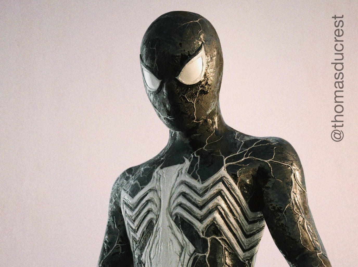 Así se vería Spiderman de Tom Holland con Venom