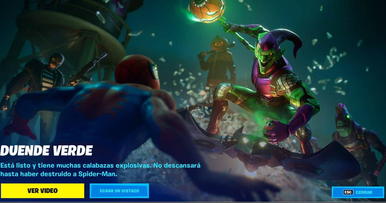 El duende verde ya se encuentra en fortnite