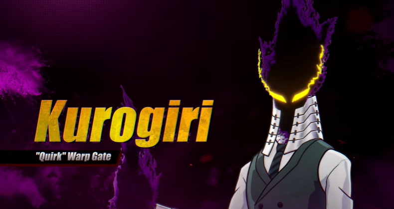 Kurogiri llega al juego My Hero One’s Justice 2