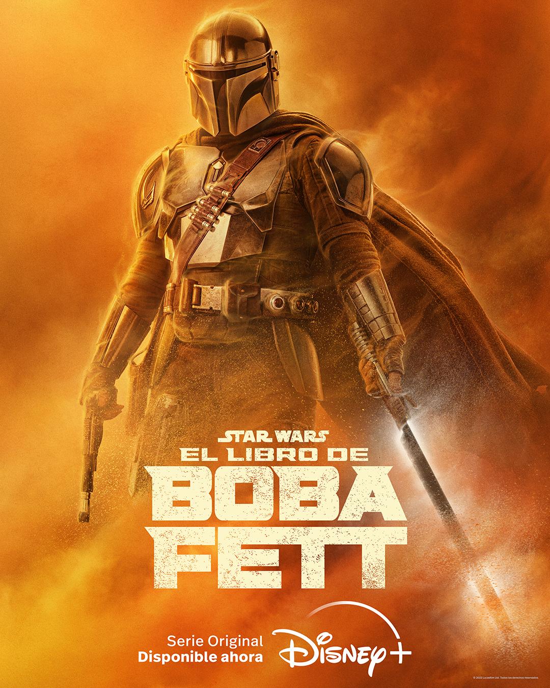 Din Djarin en los nuevos posters de El libro de Boba Fett