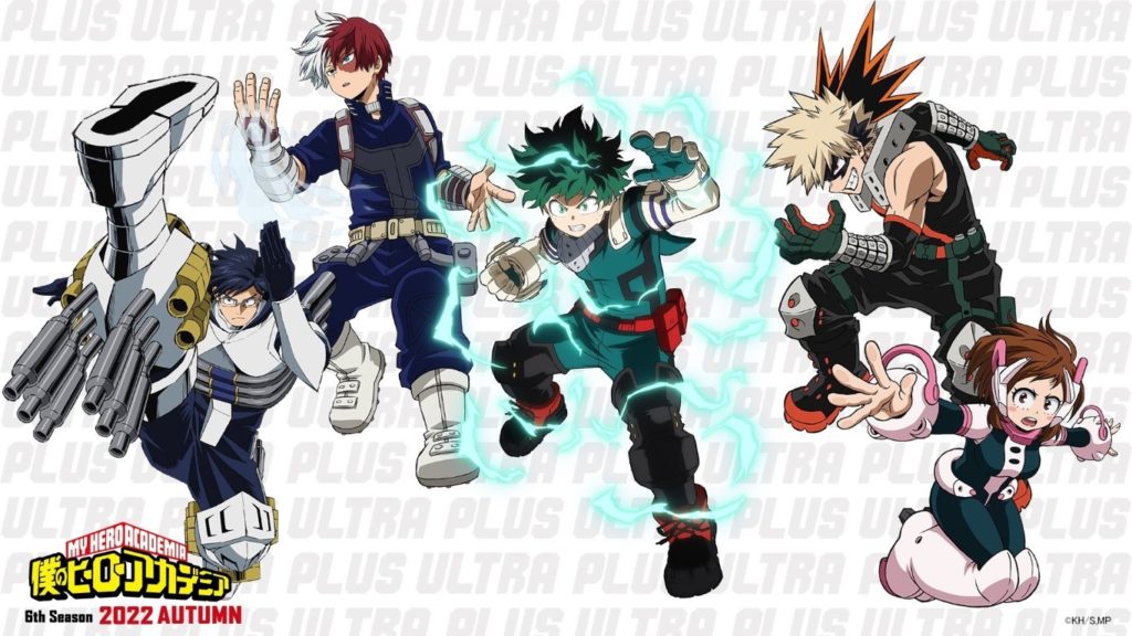 Héroes y villanos en las nuevas imagenes de My hero academia temporada 6