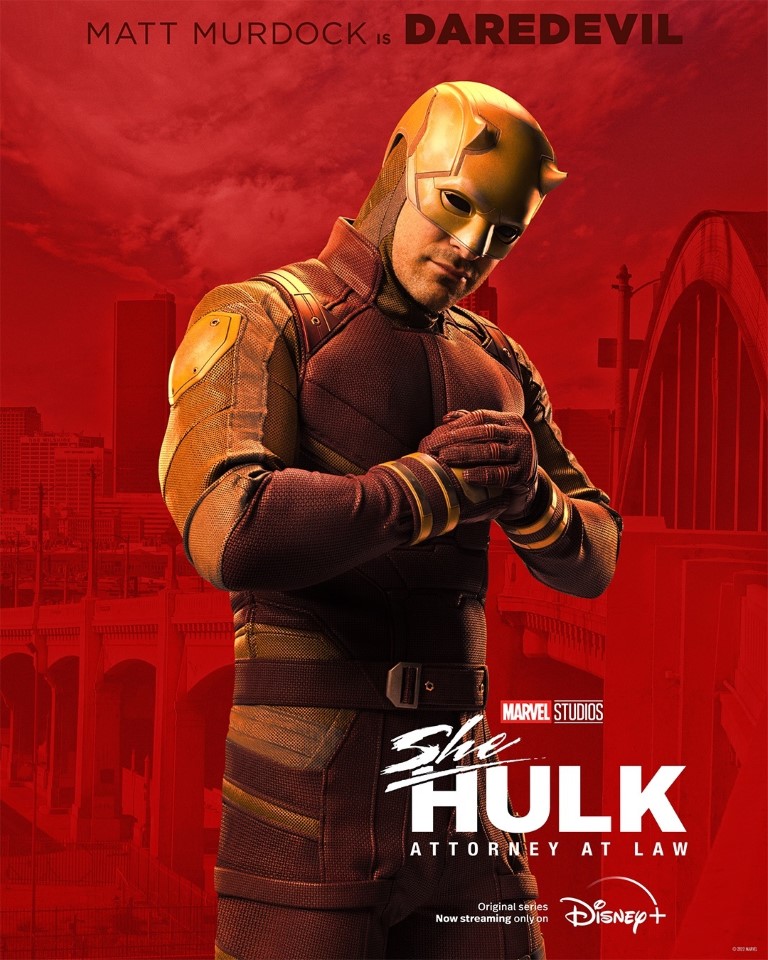 DareDevil y Matt Murdock en los nuevos posters de She-Hulk