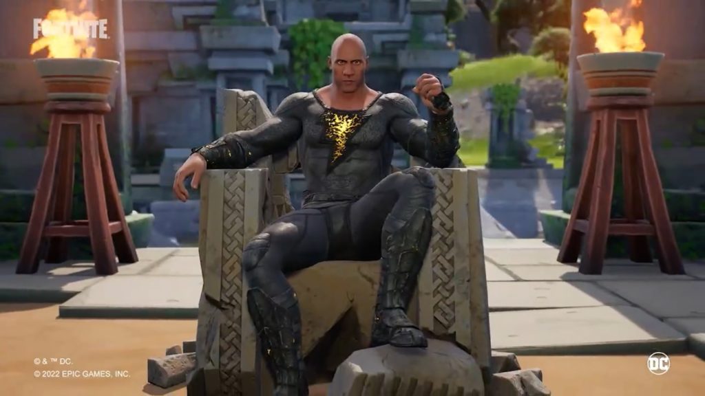 black adam fortnite