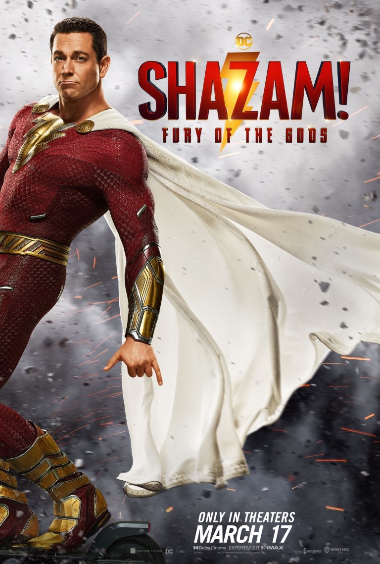 Primer póster de Shazam! Fury of the Gods