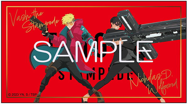 Trigun Stampede blu-ray pegatina