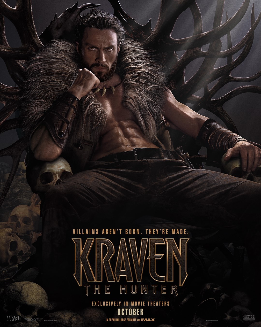 Primer tráiler y póster oficial de Kraven The Hunter