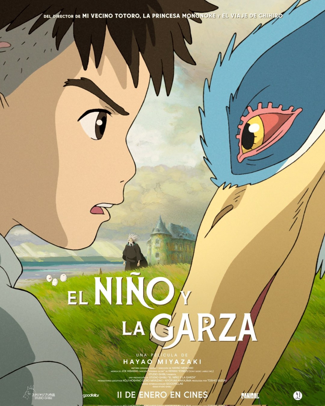 ¿Cuando se estrena El niño y la garza en Perú?