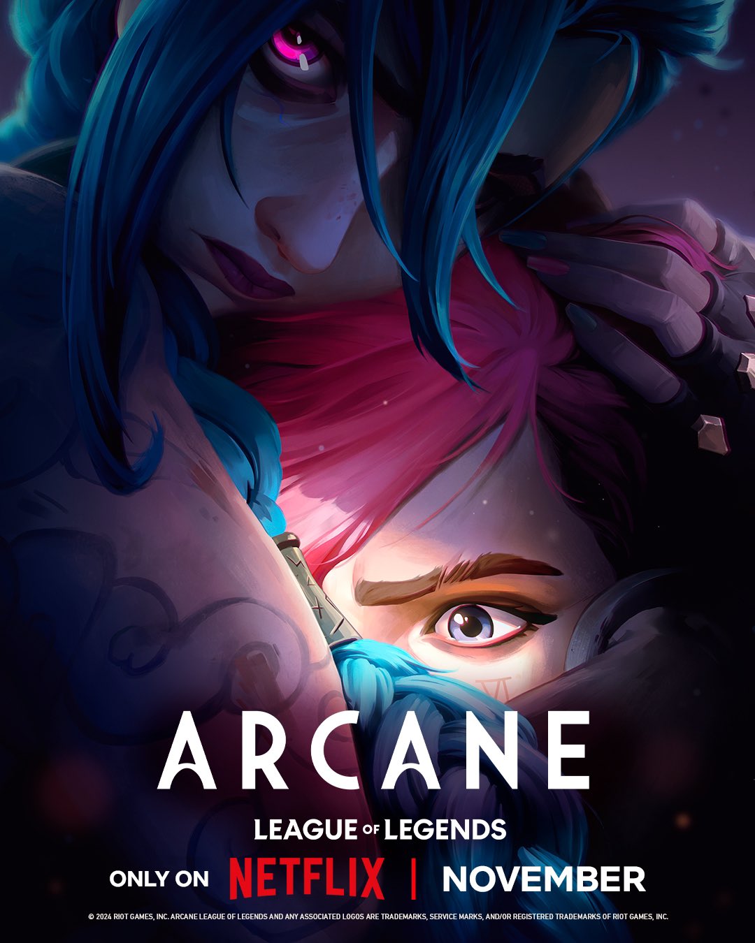 Primer póster de la temporada 2 de Arcane